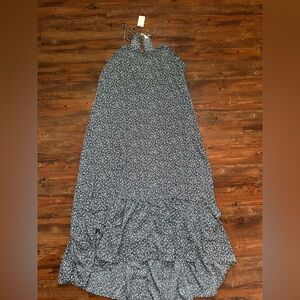 NWT Flawless Blue Floral Halter Dress